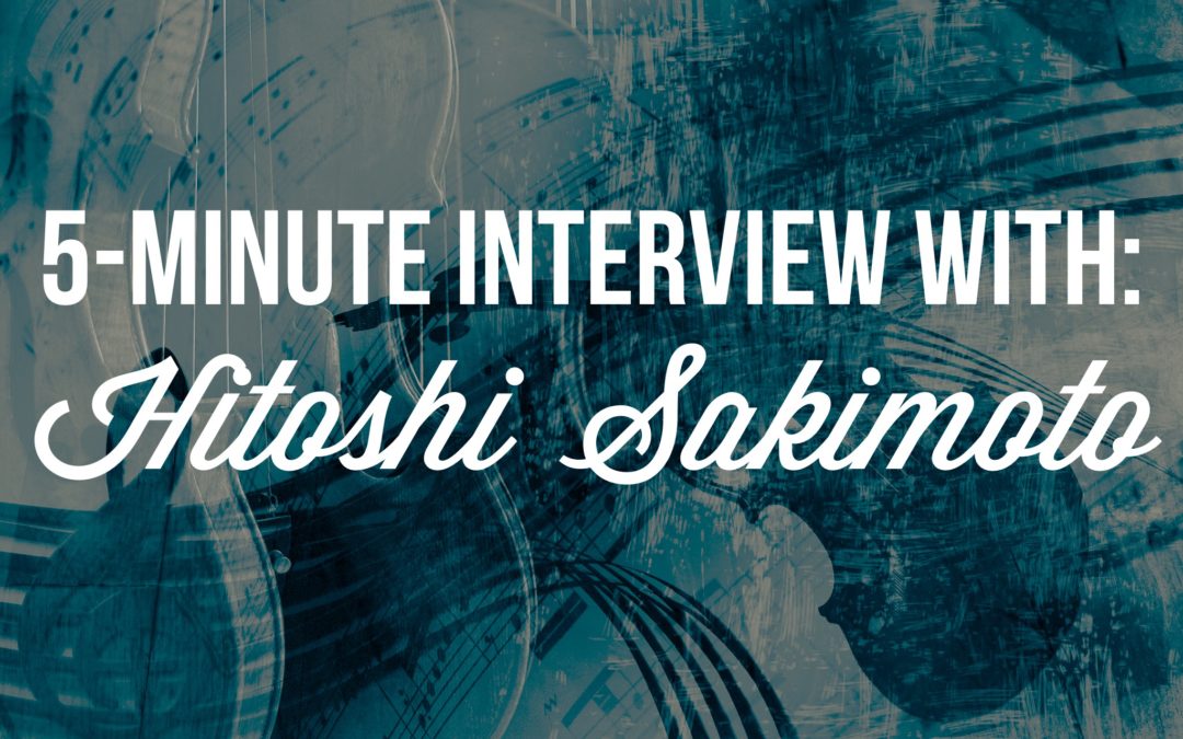 An Impromptu Interview with Hitoshi Sakimoto
